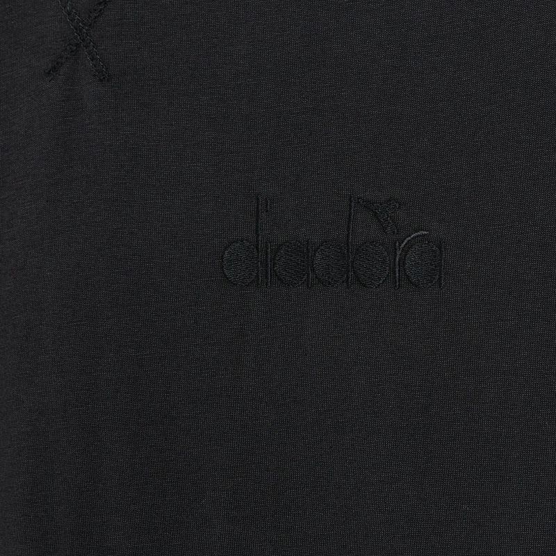 Diadora Athletic Logo schwarzes T-shirt 4