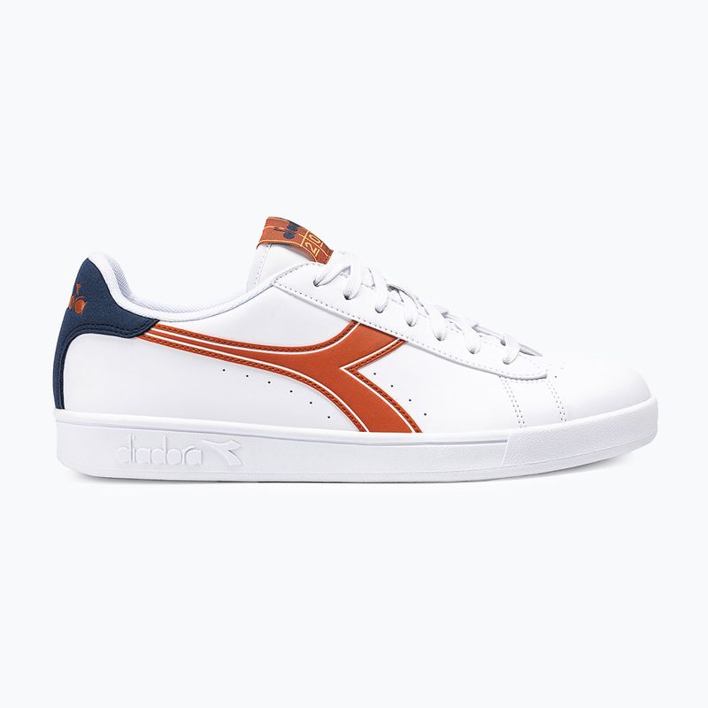 Diadora Torneo Athletic bianco/marrone cotto Schuhe 8