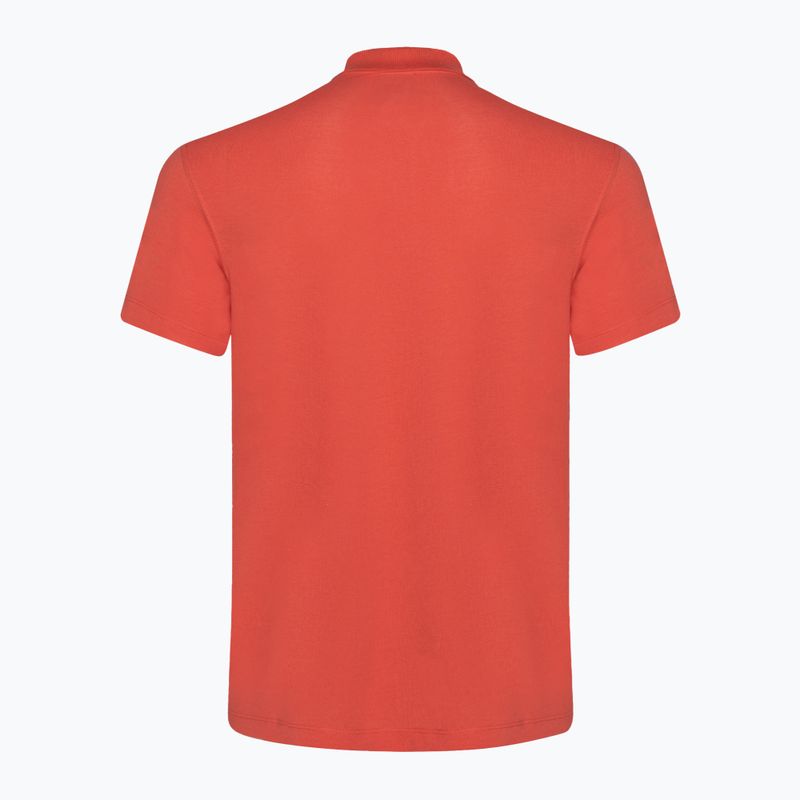 Herren Diadora Essential Sport rosso cayenne polo shirt 2