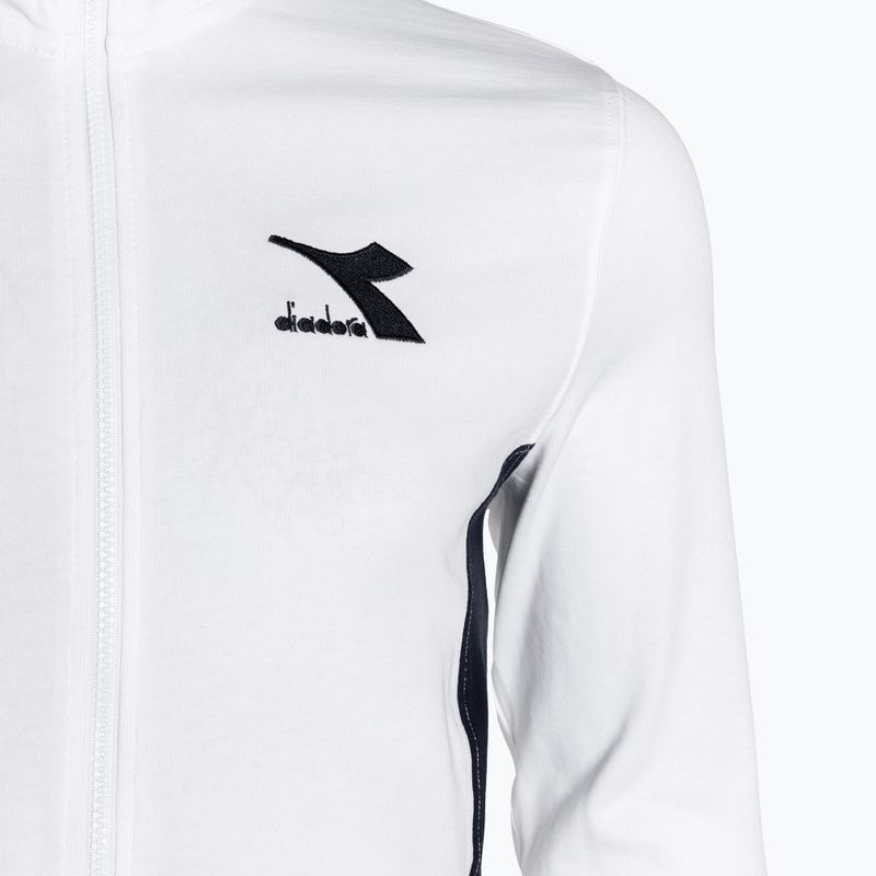 Herren Trainingsanzug Diadora Trainingsanzug FZ Core bianco ottico 9
