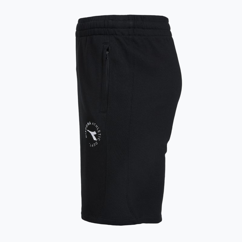 Herren Diadora Bermuda Essential Sport Shorts nero 3