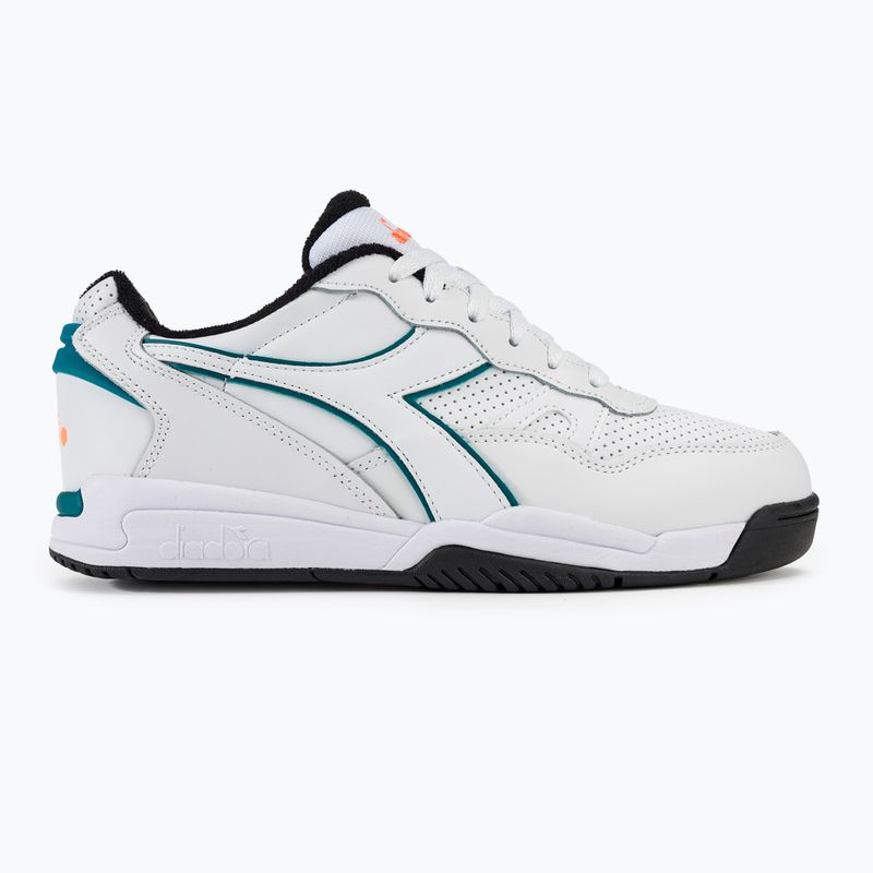 Diadora Winner bianco/verd blu-capri Schuhe 2