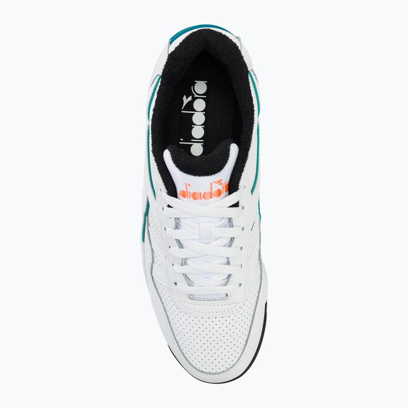 Diadora Winner bianco/verd blu-capri Schuhe 5