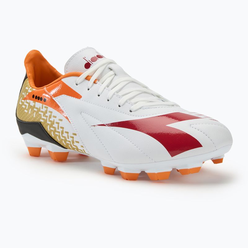 Herren Diadora Maximus Elite R LPU Fußballschuhe weiß/chili-pfeffer/russet orange