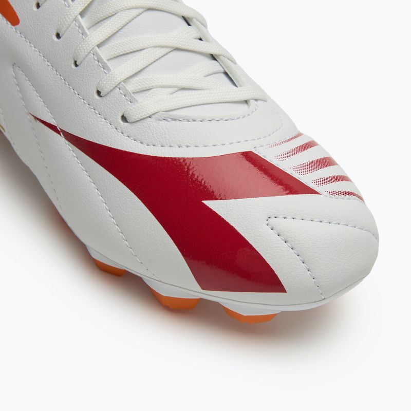 Herren Diadora Maximus Elite R LPU Fußballschuhe weiß/chili-pfeffer/russet orange 7