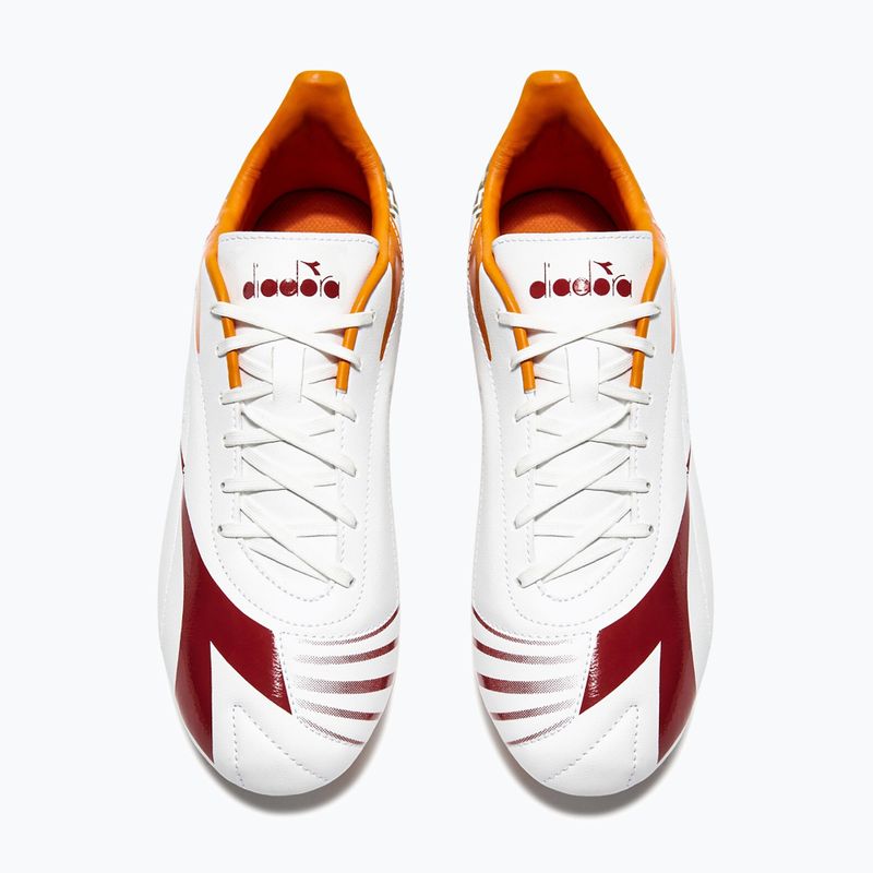 Herren Diadora Maximus Elite R LPU Fußballschuhe weiß/chili-pfeffer/russet orange 10