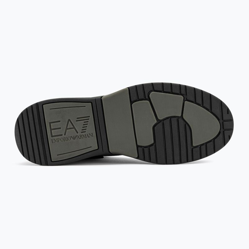 Schuhe EA7 Emporio Armani Basket Mid triple black/gold 4
