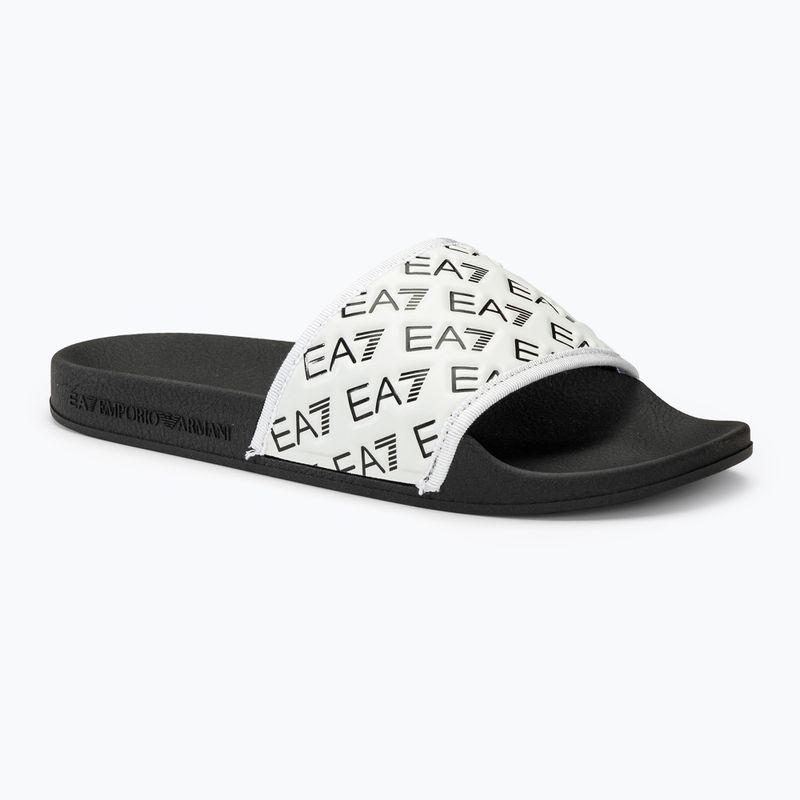 Slides Schlappen  EA7 Emporio Armani Water Sports All Over white/black