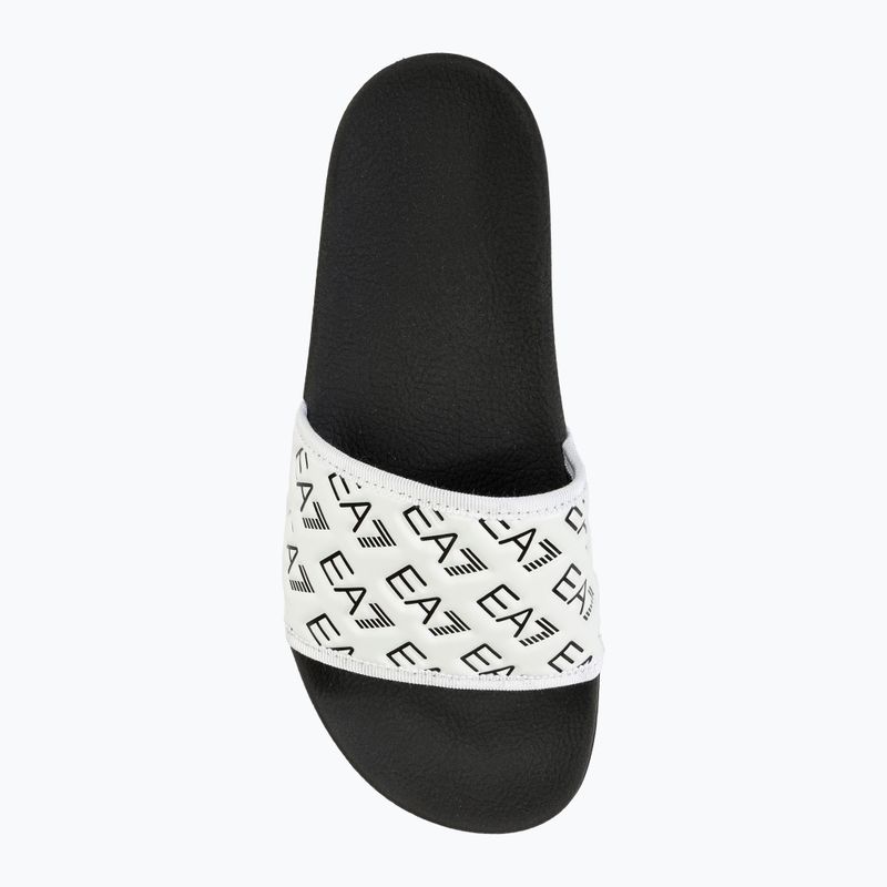 Slides Schlappen  EA7 Emporio Armani Water Sports All Over white/black 5