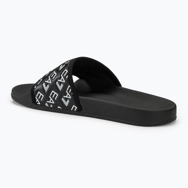 Slides Schlappen  EA7 Emporio Armani Water Sports All Over full black/white 3