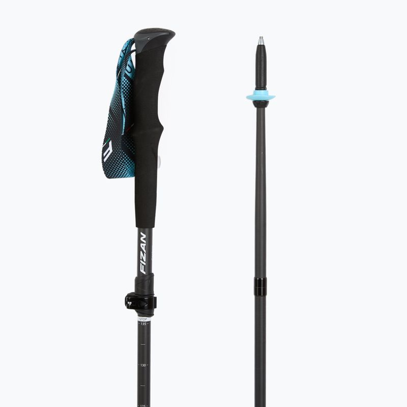 Fizan Ultrax Carbon Trekkingstöcke hellblau 3