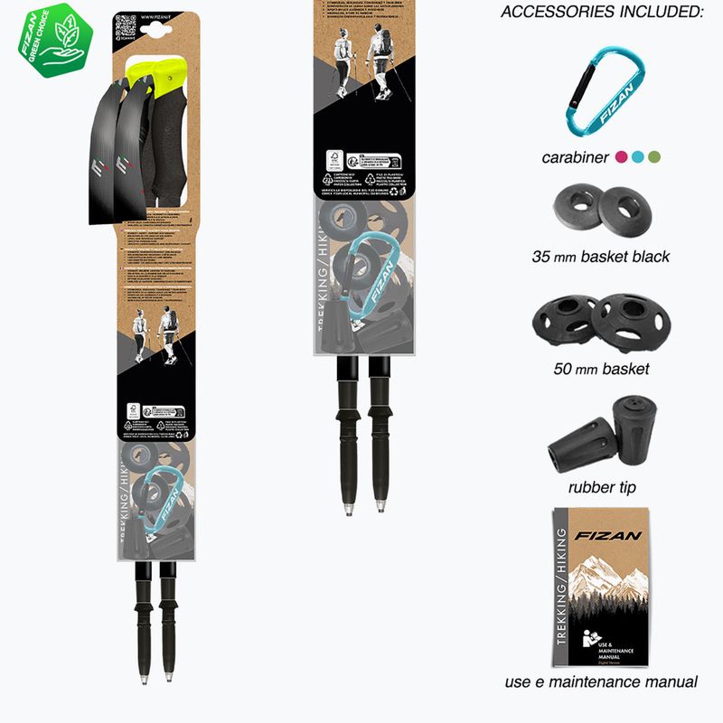 Stöcke Fizan Compact Pro yellow 7