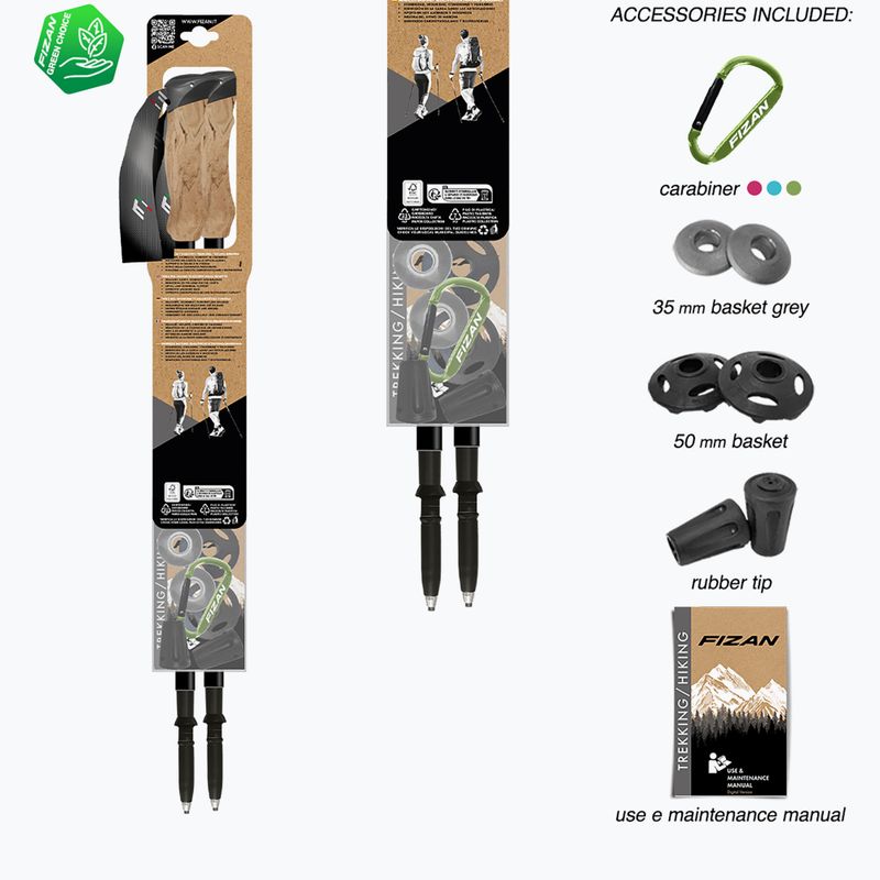 Trekkingstöcke  Fizan Compact Tech beige 7