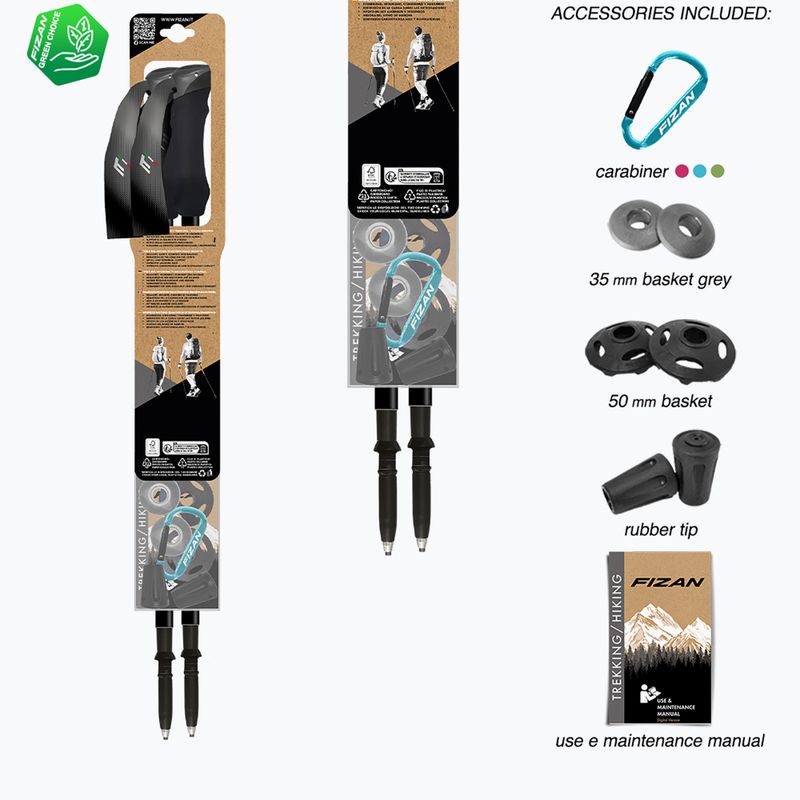 Trekkingstöcke  Fizan Compact orange 7