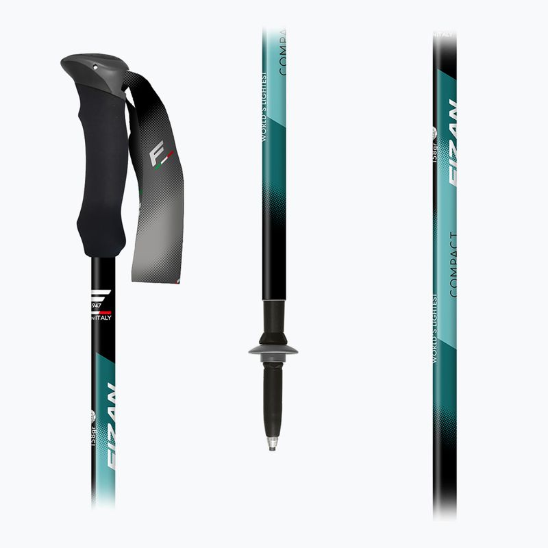 Trekkingstöcke  Fizan Compact water green 5