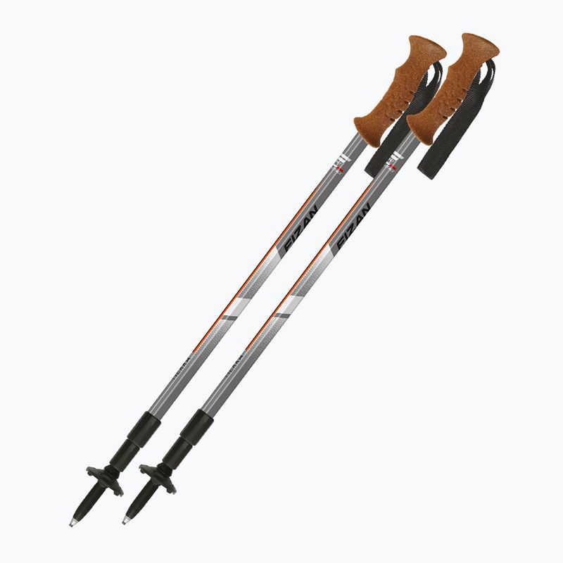 Trekkingstöcke Fizan Tierra grey/orange