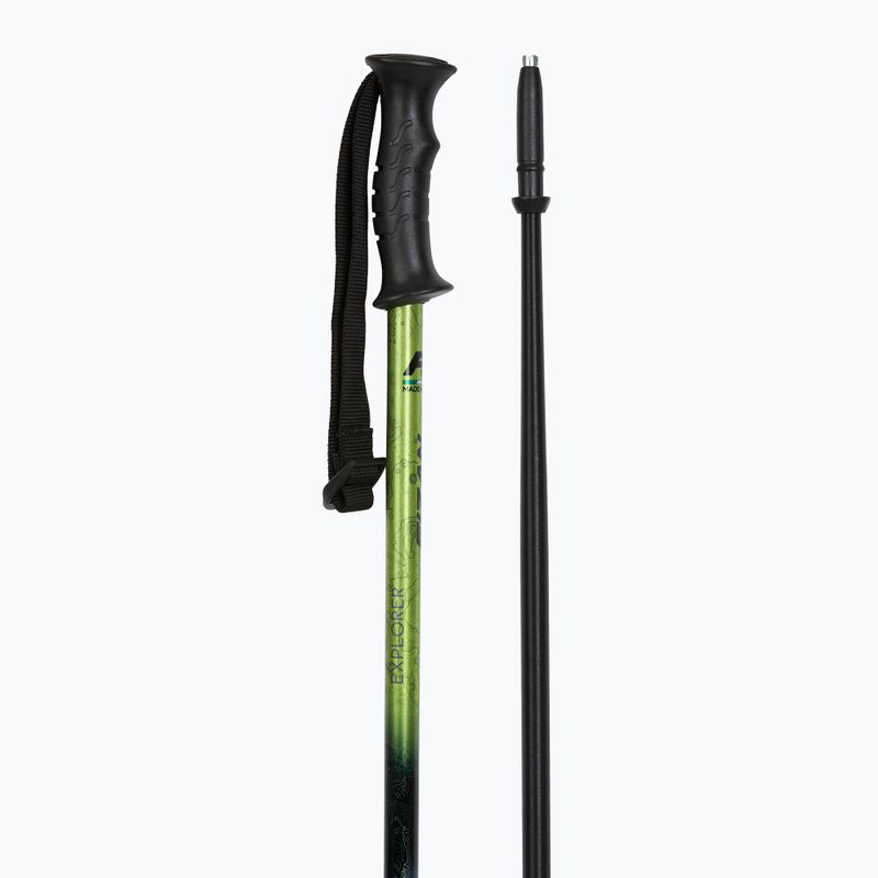 Trekkingstöcke  Fizan Explorer lime/grey 3