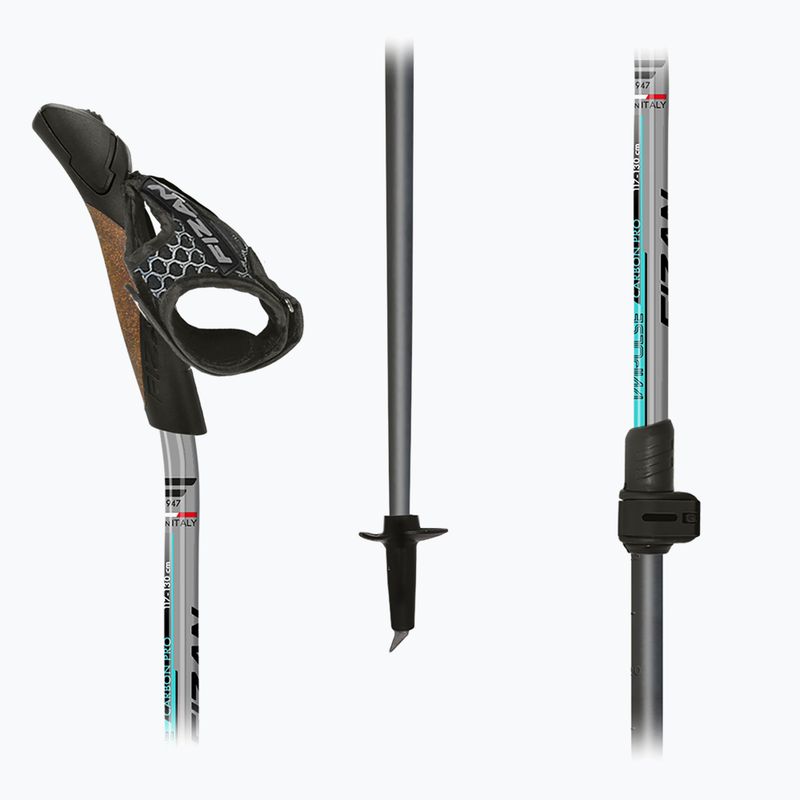 Nordic-Walking-Stöcke Fizan Carbon Pro Impulse grey 5