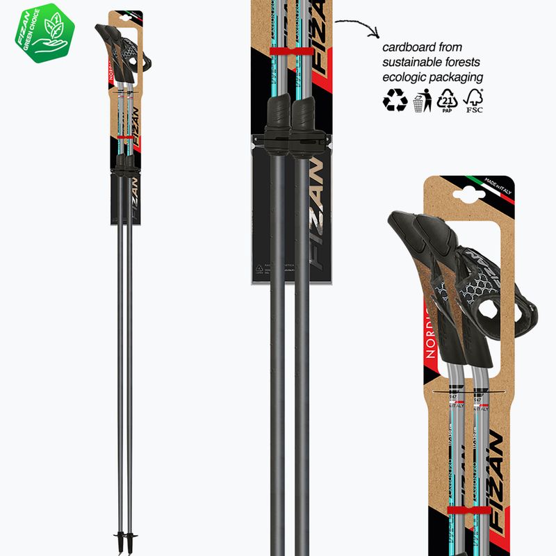 Nordic-Walking-Stöcke Fizan Carbon Pro Impulse grey 6