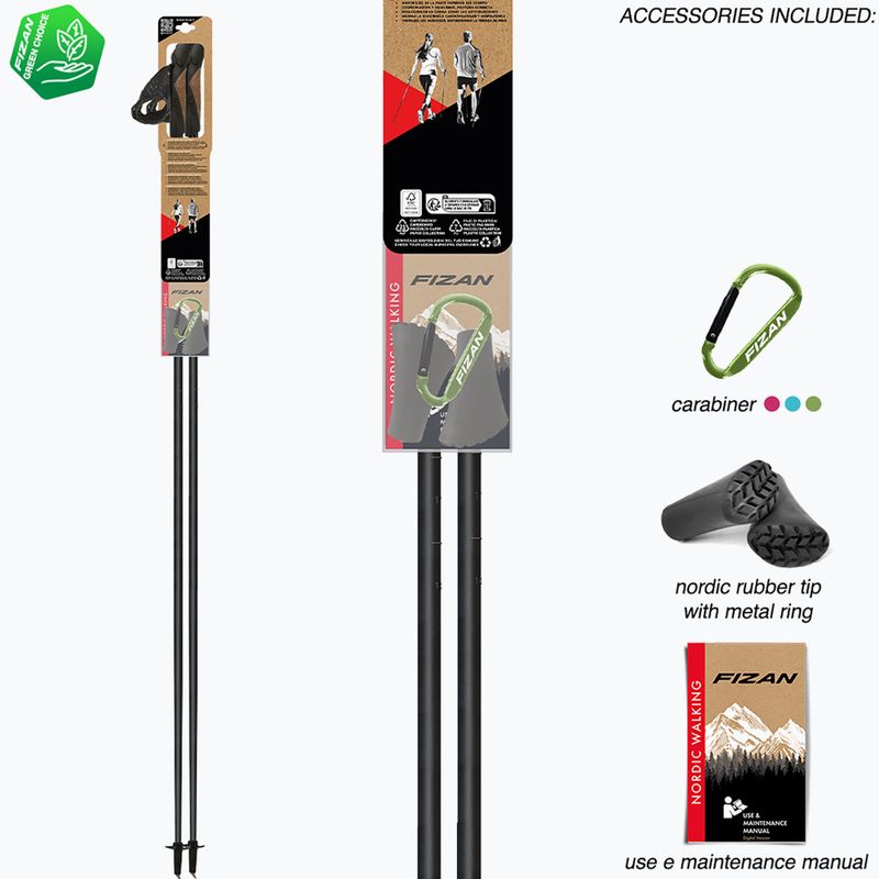 Nordic-Walking-Stöcke Fizan Tekno yellow 7