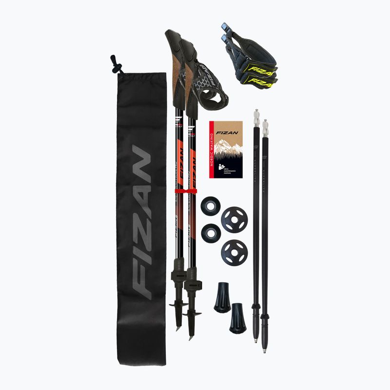 Nordic-Walking-Stöcke Fizan R-Evolution Pro red 3