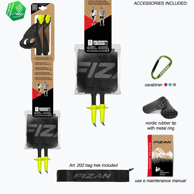 Nordic-Walking-Stöcke Fizan R-Evolution yellow 7