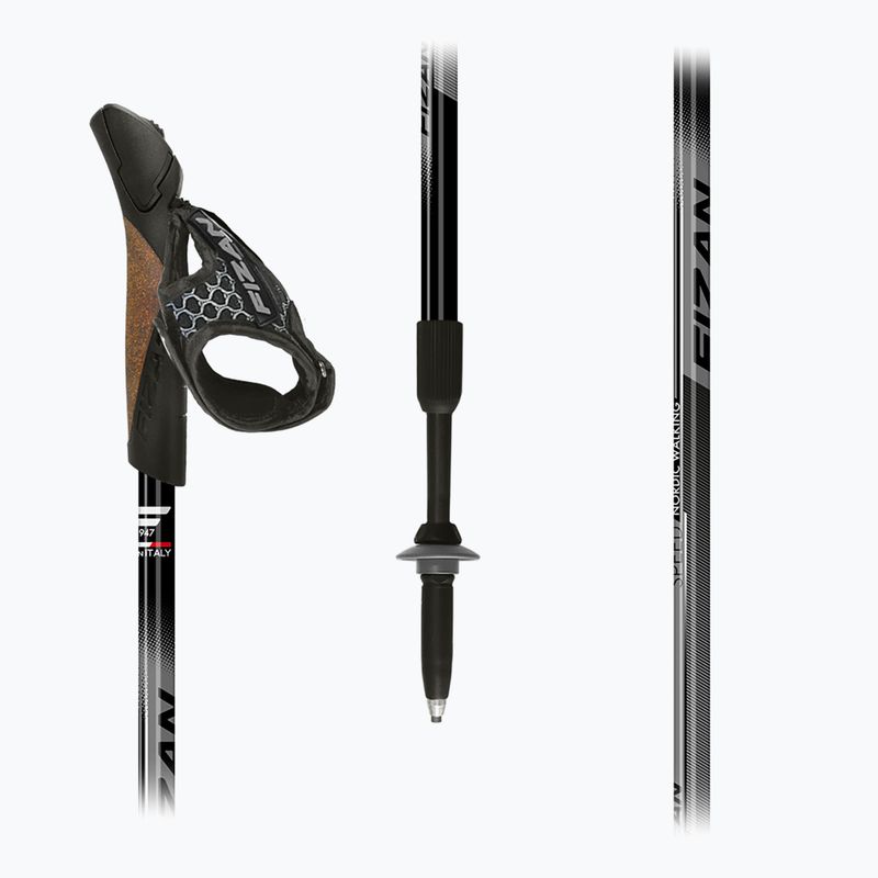 Nordic-Walking-Stöcke Fizan Speed black 3