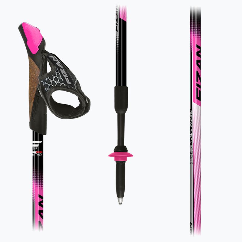 Nordic-Walking-Stöcke Fizan Speed pink 3