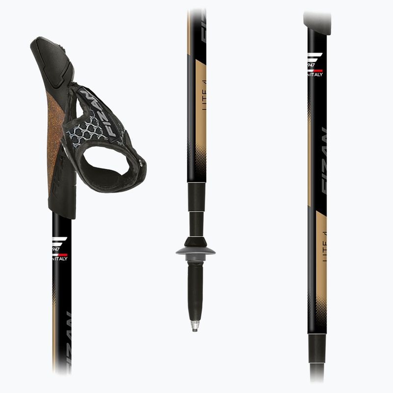 Nordic-Walking-Stöcke Fizan Lite 4 Tech beige 4
