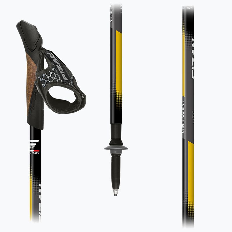 Nordic-Walking-Stöcke Fizan Lite Tech yellow 3