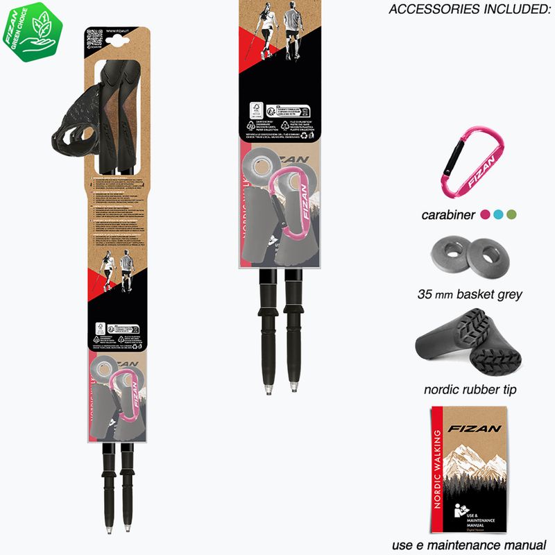 Nordic-Walking-Stöcke Fizan Lite Tech yellow 5