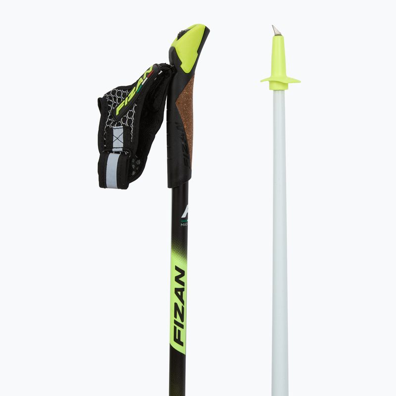 Nordic-Walking-Stöcke Fizan Carbon Race yellow 3