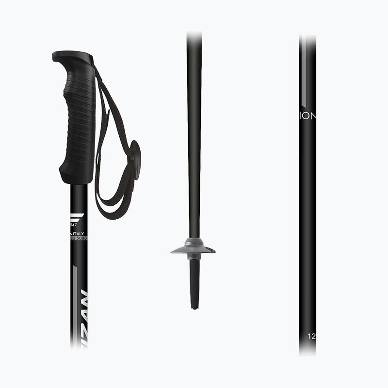 Skistöcke Fizan Action black/grey 2
