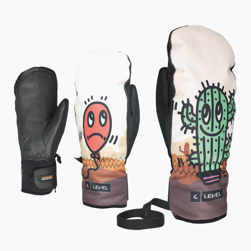 Kinder Skihandschuhe Level Vertigo Mitt Teen beige
