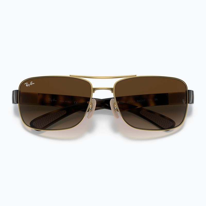 Sonnenbrille Ray-Ban RB3522 arista gold/brown 3