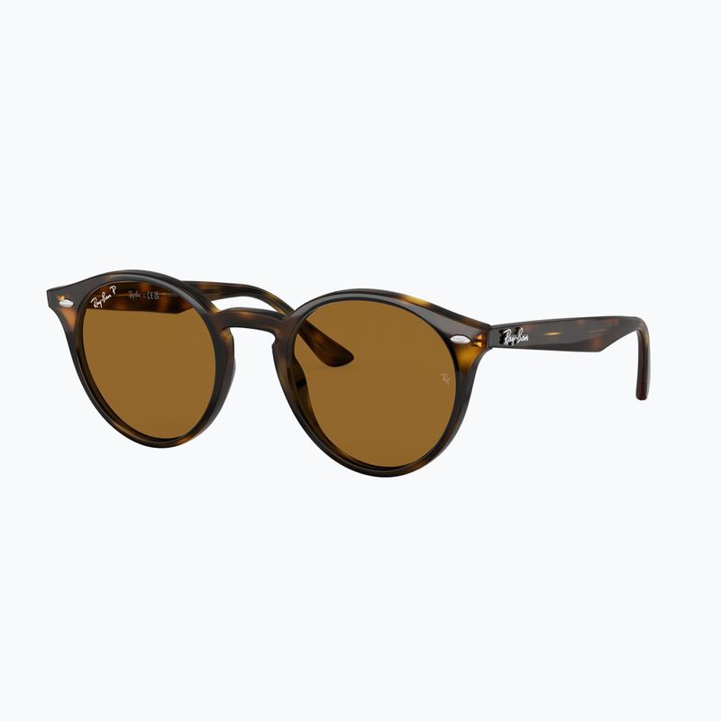 Sonnenbrille Ray-Ban RB2180 light havana/brown polarized 4
