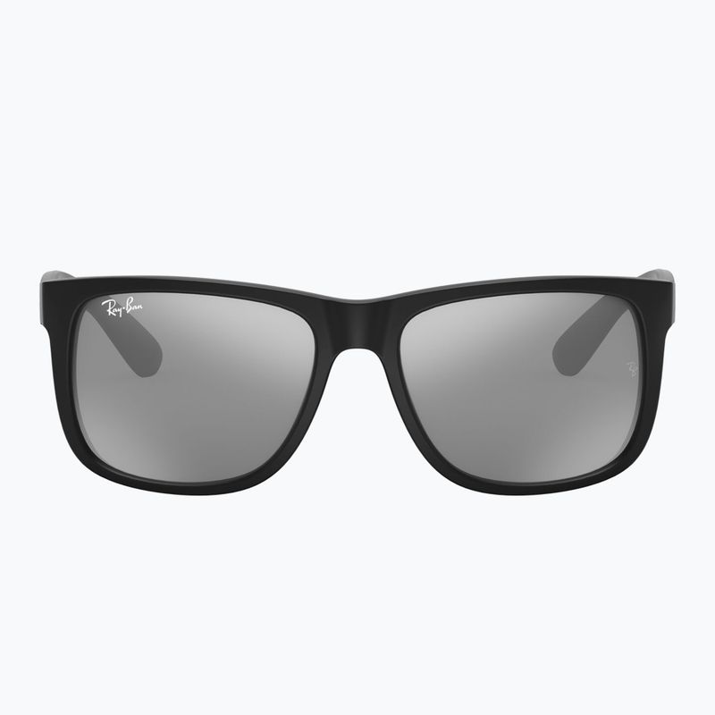 Sonnenbrille Ray-Ban Justin Classic matt black/silver grey mirror 2