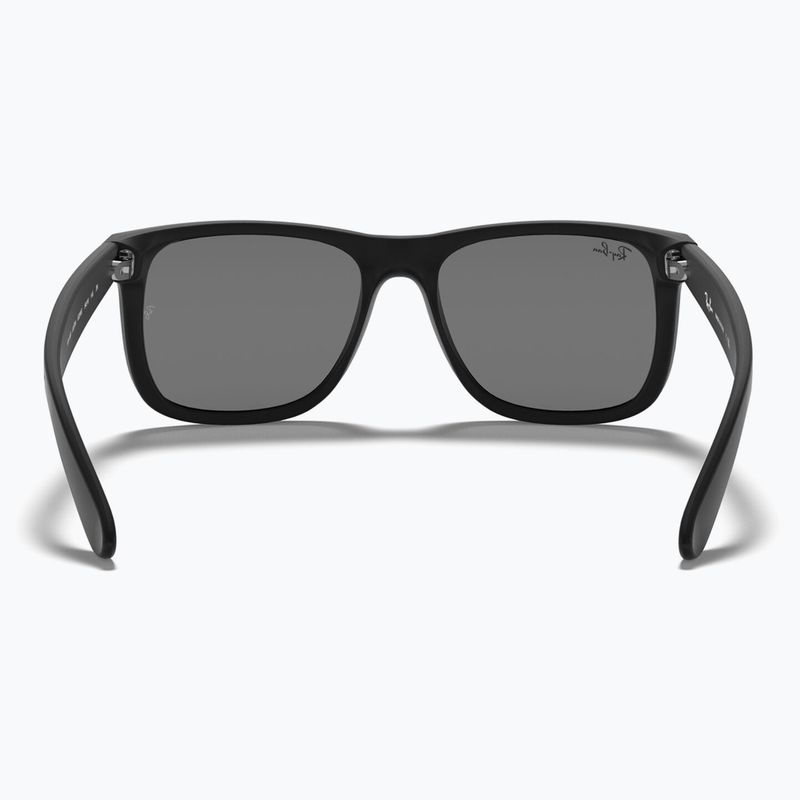 Sonnenbrille Ray-Ban Justin Classic matt black/silver grey mirror 5
