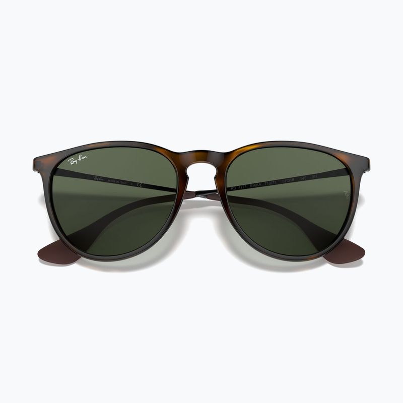 Sonnenbrille Ray-Ban Erika Classic light havana/green g-15 3