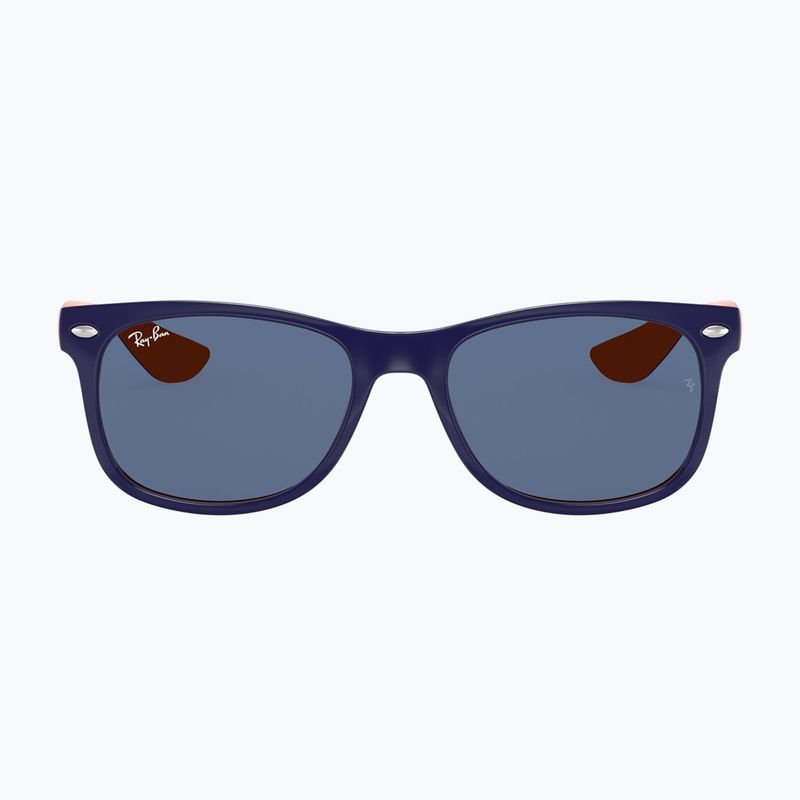 Kinder-Sonnenbrille Ray-Ban New Wayfarer matte black/blue 2