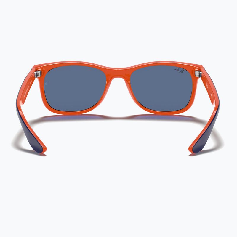Kinder-Sonnenbrille Ray-Ban New Wayfarer matte black/blue 5