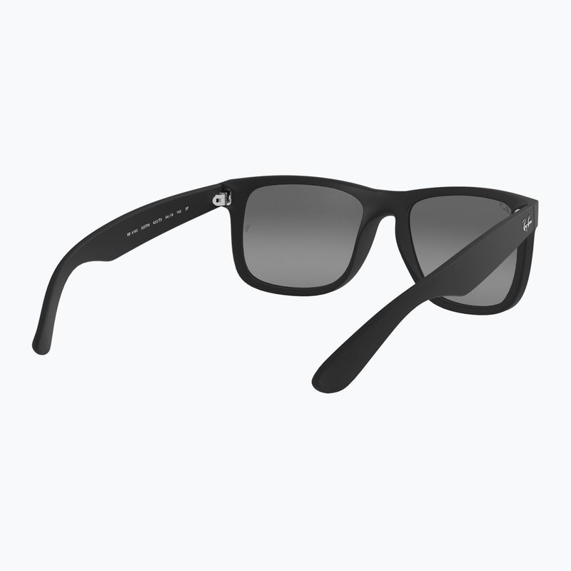 Sonnenbrille Ray-Ban Justin Classic matt black gum/dark grey 6