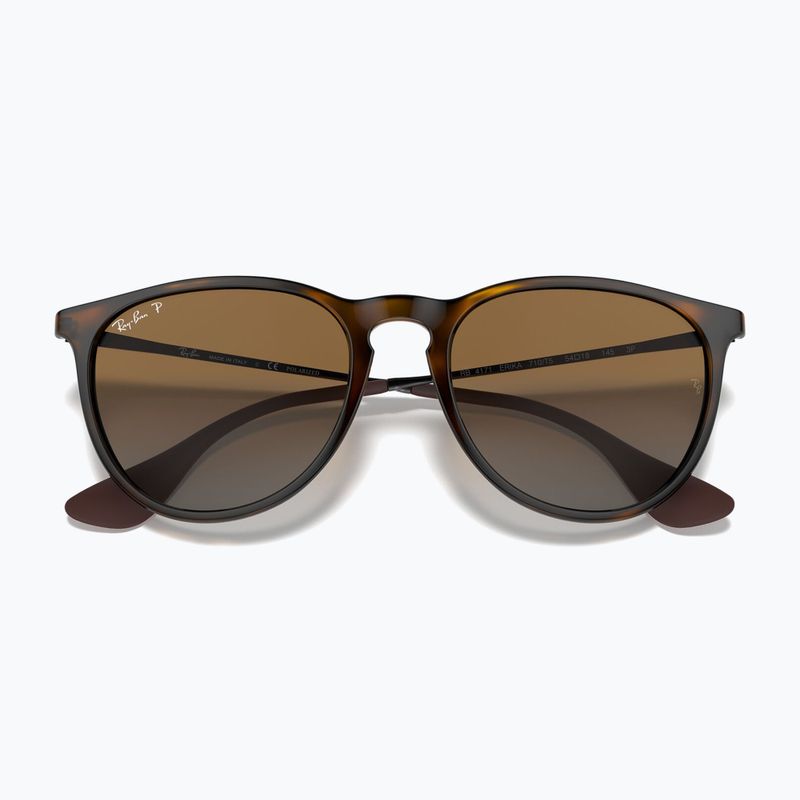 Sonnenbrille Ray-Ban Erika Classic light havana/brown polarized 3