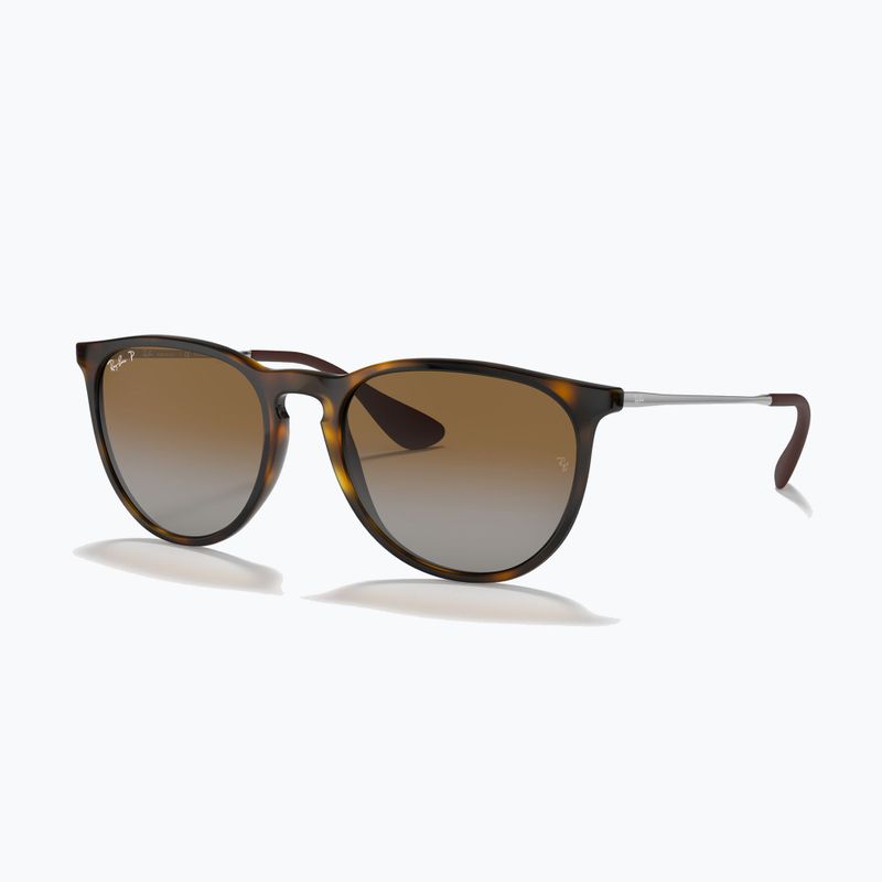 Sonnenbrille Ray-Ban Erika Classic light havana/brown polarized 4