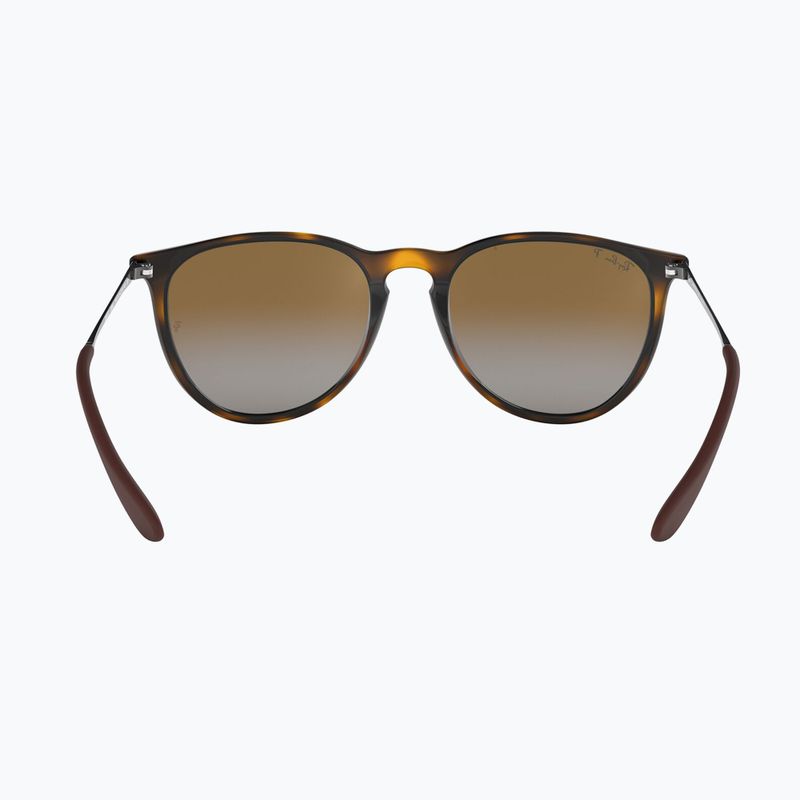 Sonnenbrille Ray-Ban Erika Classic light havana/brown polarized 5
