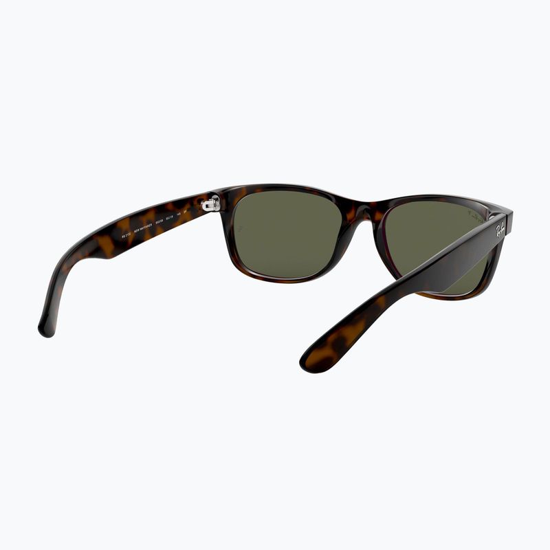 Sonnenbrille Ray-Ban New Wayfarer Classic tortoise/green g-15 polarized 6