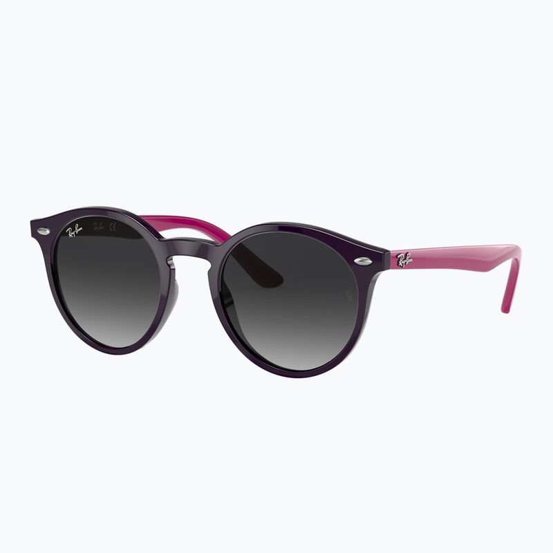 Kinder-Sonnenbrille Ray-Ban RB9064S polished violet/grey gradient 4