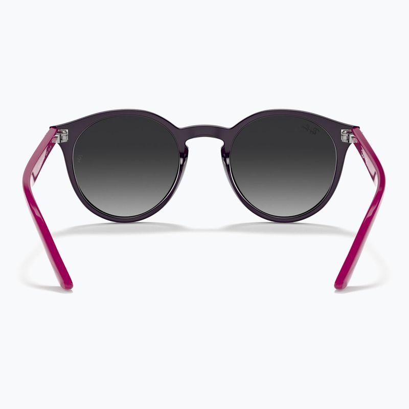 Kinder-Sonnenbrille Ray-Ban RB9064S polished violet/grey gradient 5