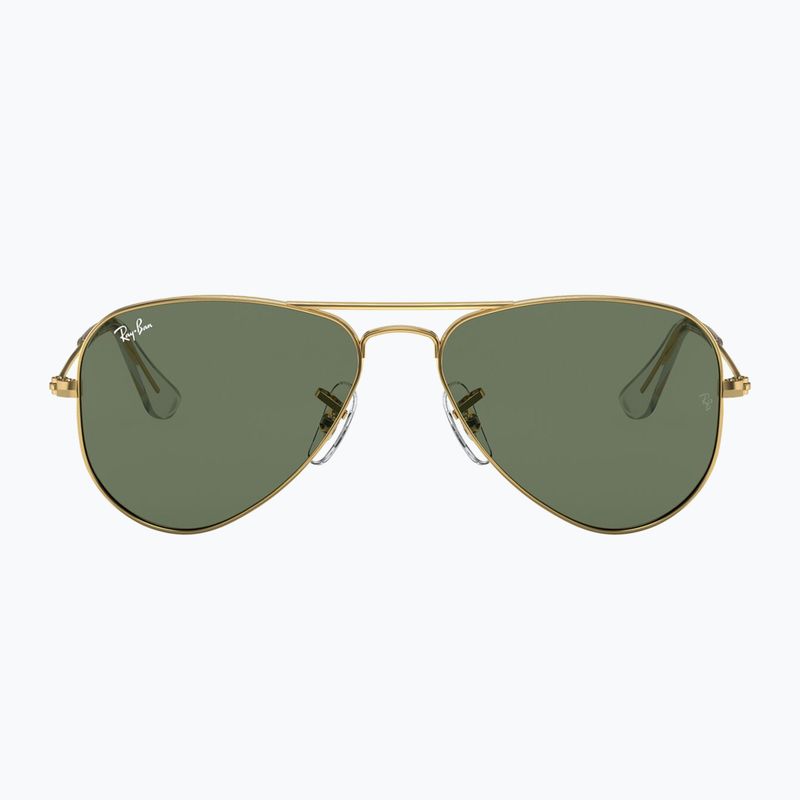 Kinder-Sonnenbrille Ray-Ban Aviator arista gold/dark green 2