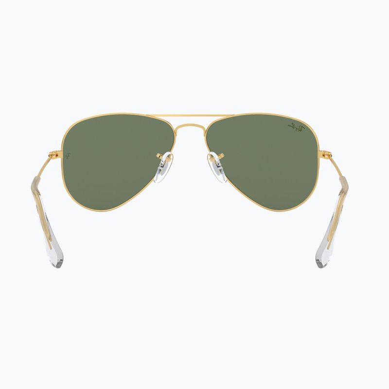 Kinder-Sonnenbrille Ray-Ban Aviator arista gold/dark green 5